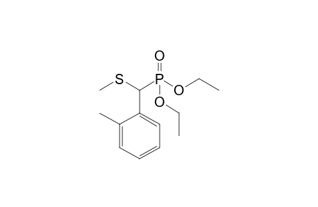 Diethyl 2-methylphenyl(methylthio)methanephosphonate