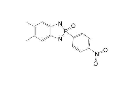 1,3-DIHYDRO-5,6-DIMETHYL-2-(4-NITROPHENYL)-1,3,2-BENZODIAZAPHOSPHOL-2-ONE