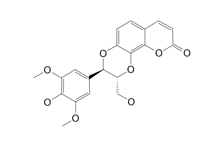 2-(4-HYDROXY-3,5-DIMETHOXYPHENYL)-3-HYDROXYMETHYL-2,3-DIHYDRO-1,4,5-TRIOXAPHENANTHREN-6-ONE