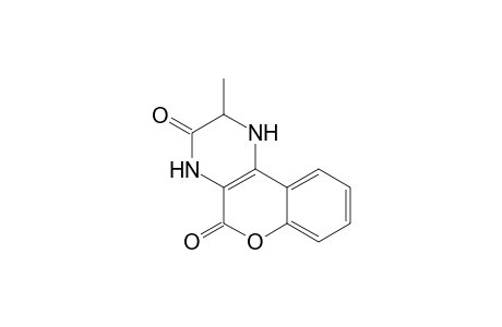 2-Methyl-2,4-dihydro-1H-chromeno[3,4-b]pyrazine-3,5-dione
