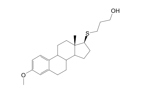 3-Methoxyestra-1,3,5(10)-triene-17-.beta.thiol S-(hydroxypropyl)ether