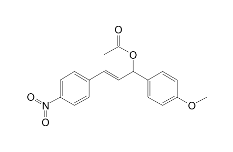 1-(4-Methoxyphenyl)-3-(4-nitrophenyl)-2-propen-1-ol acetate