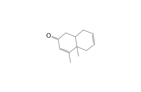 2(1H)-Naphthalenone, 4a,5,8,8a-tetrahydro-4,4a-dimethyl-, trans-