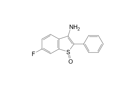 1-Benzothiophen-3-amine, 6-fluoro-2-phenyl-, 1-oxide