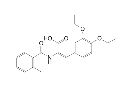 (2E)-3-(3,4-diethoxyphenyl)-2-[(2-methylbenzoyl)amino]-2-propenoic acid