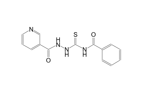 N-{[2-(3-pyridinylcarbonyl)hydrazino]carbothioyl}benzamide