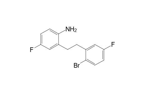 2-[2-(2-bromanyl-5-fluoranyl-phenyl)ethyl]-4-fluoranyl-aniline