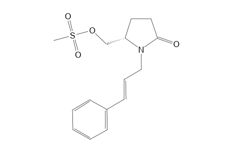 1-(3-Phenyl-2-propenyl)-5-hydroxymethyl-2-pyrrolidinone methanesulfonate
