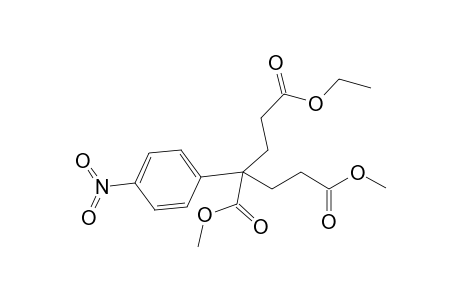 1-O-ethyl 3-O,5-O-dimethyl 3-(4-nitrophenyl)pentane-1,3,5-tricarboxylate