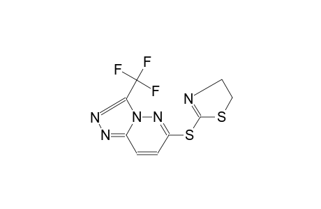 4,5-Dihydro-1,3-thiazol-2-yl 3-(trifluoromethyl)[1,2,4]triazolo[4,3-b]pyridazin-6-yl sulfide