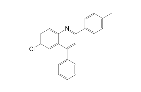 6-Chloranyl-2-(4-methylphenyl)-4-phenyl-quinoline