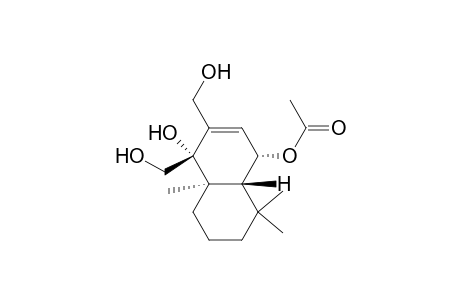 1,2-Naphthalenedimethanol, 4-(acetyloxy)-1,4,4a,5,6,7,8,8a-octahydro-1-hydroxy-5,5,8a-trimethyl-, [1S-(1.alpha.,4.beta.,4a.alpha.,8a.beta.)]-
