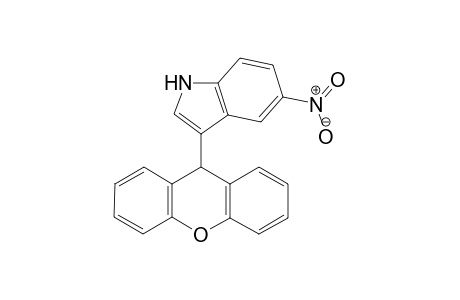 5-Nitro-3-(9H-xanthen-9-yl)-1H-indole