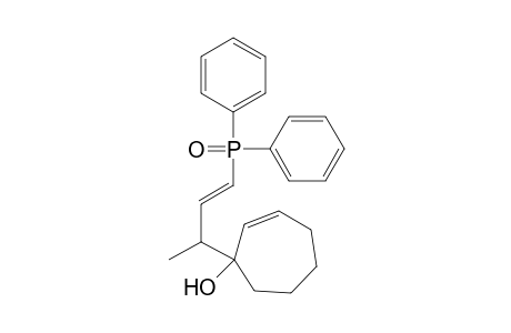 Cycloheptanone, 3-[3-(diphenylphosphinyl)-1-methyl-2-propenyl]-, [R*,S*-(E)]-(.+-.)-