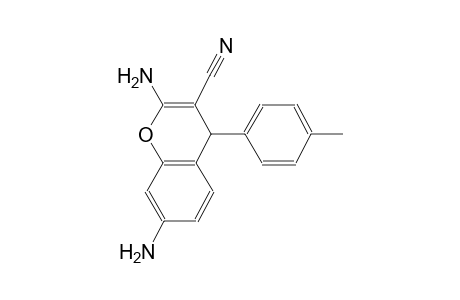 4H-1-benzopyran-3-carbonitrile, 2,7-diamino-4-(4-methylphenyl)-
