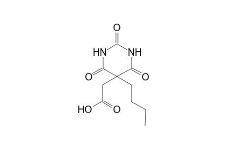 5-(1-Byutyl)-5-(2-hydroxycarbonylmethyl)barbituric acid