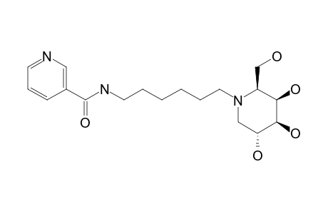 N-(6-NICOTINOYLAMINOHEXYL)-1,5-DIDEOXY-1,5-IMINO-D-GALACTITOL