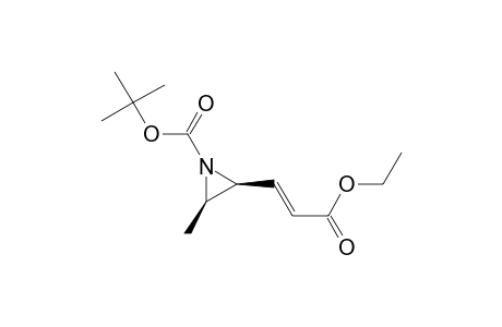 (2S,3R)-N-Boc-2-[(E)-2-(ethoxycarbonyl)ethenyl]-3-methylaziridine