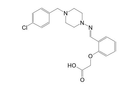 acetic acid, [2-[(E)-[[4-[(4-chlorophenyl)methyl]-1-piperazinyl]imino]methyl]phenoxy]-