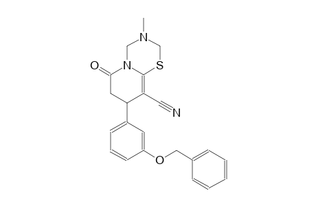 2H,6H-pyrido[2,1-b][1,3,5]thiadiazine-9-carbonitrile, 3,4,7,8-tetrahydro-3-methyl-6-oxo-8-[3-(phenylmethoxy)phenyl]-