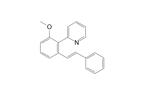 (E)-2-(2-methoxy-6-styrylphenyl)pyridine