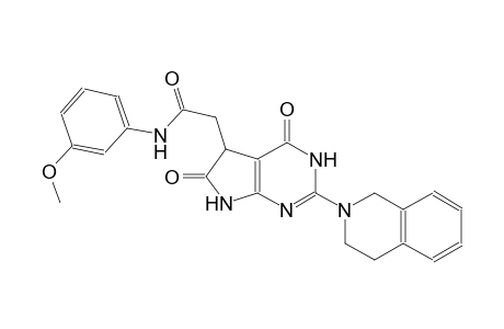 3H-pyrrolo[2,3-d]pyrimidine-5-acetamide, 2-(3,4-dihydro-2(1H)-isoquinolinyl)-4,5,6,7-tetrahydro-N-(3-methoxyphenyl)-4,6-dioxo-