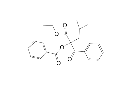 Valeric acid, 2-benzoyl-2-hydroxy-4-methyl-, ethyl ester, benzoate