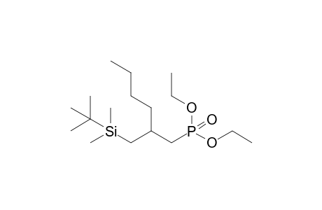 2-[(tert-Butyldimethylsilanyl)methyl]-hexanylphosphonic Acid Diethyl Ester