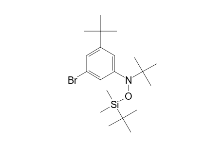 Benzenamine, 3-bromo-N,5-bis(1,1-dimethylethyl)-N-[[(1,1-dimethylethyl)dimethylsilyl]oxy]-