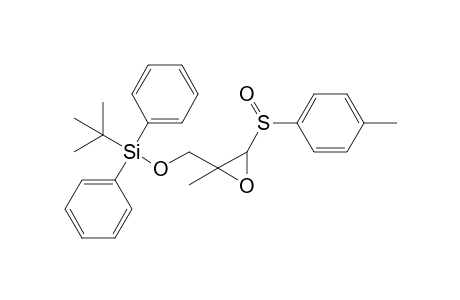 E-2-(tert-Butyldiphenylsilyloxy)methyl-2-methyl-3-(p-tolylsulfinyl)oxirane