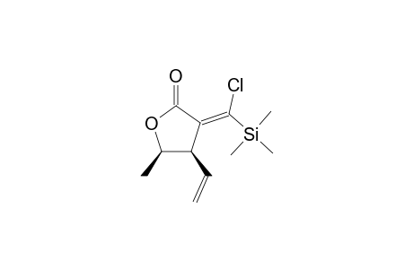 cis-.gama.Methyl-.beta,-vinyl-.alpha.(Z)-(chloro(trimethylsilyl)methylene).gama.-butyrolcatone