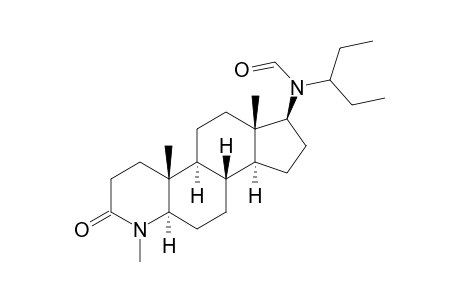 N-[(1S,3aS,3bR,5aR,9aR,9bS,11aS)-6,9a,11a-trimethyl-7-oxidanylidene-2,3,3a,3b,4,5,5a,8,9,9b,10,11-dodecahydro-1H-indeno[5,4-f]quinolin-1-yl]-N-pentan-3-yl-methanamide