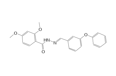 2,4-dimethoxy-N'-[(E)-(3-phenoxyphenyl)methylidene]benzohydrazide