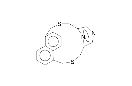 1,5-(Methanothiomethano[2,6]-endo-pyrazinomethanothiomethano)naphtha lene