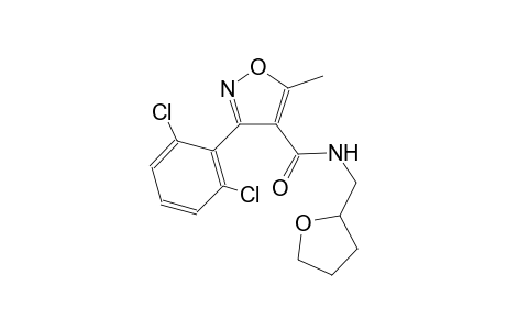3-(2,6-dichlorophenyl)-5-methyl-N-(tetrahydro-2-furanylmethyl)-4-isoxazolecarboxamide