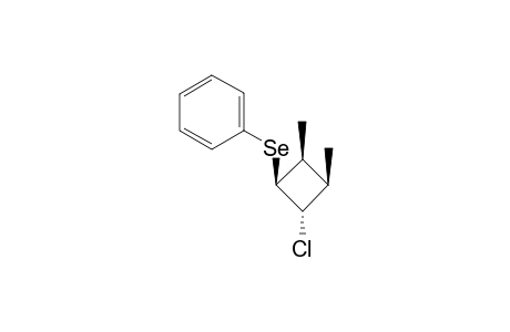 (1S,2S,3R,4S)-2-Chloro-3,4-dimethyl-1-(phenylselenyl)cyclobutane isomer