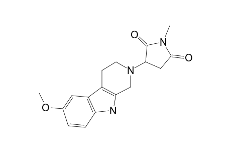 3-{6-Methoxy-1H,3H,4H,9H-pyrido[3,4-B]indol-2-yl}-1-methylpyrrolidine-2,5-dione