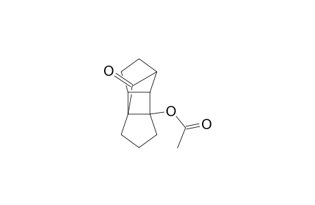 1H-1,3b-Methanocyclobuta[1,2:3,4]dicyclopenten-7-one, 6a-(acetyloxy)octahydro-, (1.alpha.,3a.beta.,3b.alpha.,6a.beta.,6b.beta.)-(.+-.)-