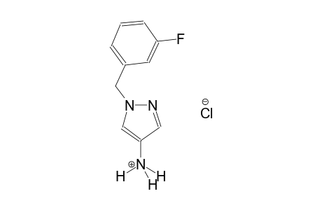 1H-pyrazol-4-aminium, 1-[(3-fluorophenyl)methyl]-, chloride