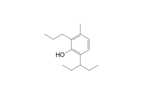 6-(1-Ethylpropyl)-3-methyl-2-propylphenol