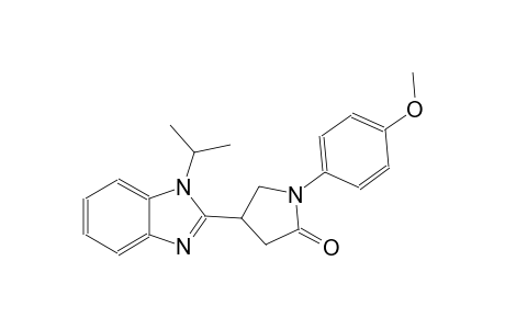 4-(1-isopropyl-1H-benzimidazol-2-yl)-1-(4-methoxyphenyl)-2-pyrrolidinone