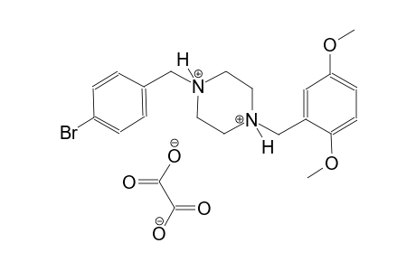 1-(4-bromobenzyl)-4-(2,5-dimethoxybenzyl)piperazinediium oxalate