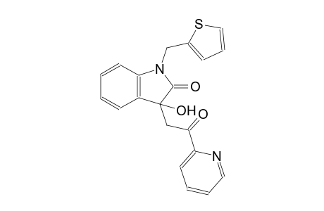 2H-indol-2-one, 1,3-dihydro-3-hydroxy-3-[2-oxo-2-(2-pyridinyl)ethyl]-1-(2-thienylmethyl)-