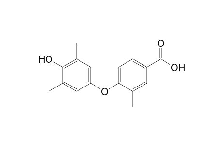 4-[(4-hydroxy-3,5-xylyl)oxy]-m-toluic acid