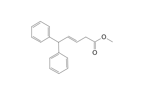 Methyl 5,5-diphenyl-3-pentenecarboxylate