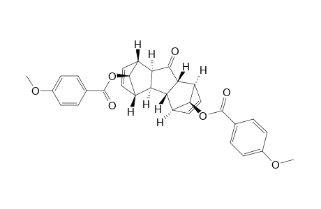 benzoic acid, 4-methoxy-4,4a,4b,5,8,8a,9,9a-octahydro-9-oxo-1,4:5,8-dimethano-1H-fluorene-10,11-diyl edter, (1.alpha.,4.alpha.,4a.beta.,4b.alpha.,5.beta.,8.beta.,8a.alpha.,9a.beta.,10S*,11S*)-