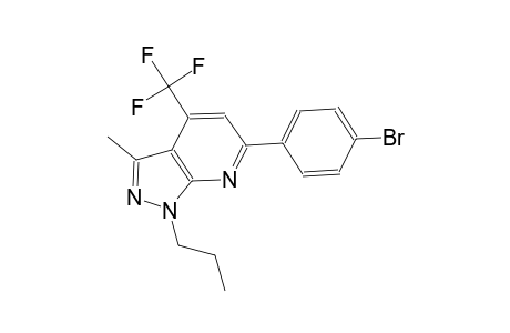 1H-pyrazolo[3,4-b]pyridine, 6-(4-bromophenyl)-3-methyl-1-propyl-4-(trifluoromethyl)-
