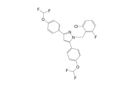 1-(2-chloro-6-fluorobenzyl)-3,5-bis[4-(difluoromethoxy)phenyl]-1H-pyrazole