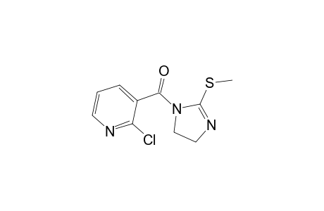 (2-chloranylpyridin-3-yl)-(2-methylsulfanyl-4,5-dihydroimidazol-1-yl)methanone
