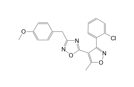 1,2,4-oxadiazole, 5-[3-(2-chlorophenyl)-5-methyl-4-isoxazolyl]-3-[(4-methoxyphenyl)methyl]-